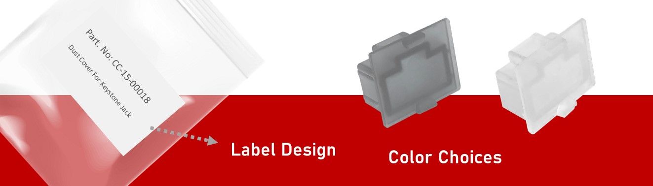 ปรับแต่งฝาครอบป้องกันฝุ่น RJ45